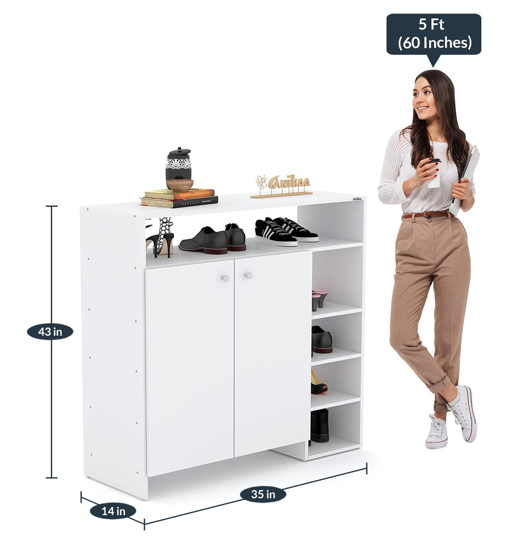 Warm White StepSaver Shoe Rack