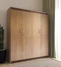 Desert Walnut Grande 4-Door Wardrobe