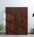 Sheesham Woodgrain Lauren 4-Door Wardrobe