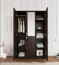 Ivory Fusion 3-Door Wenge Wardrobe