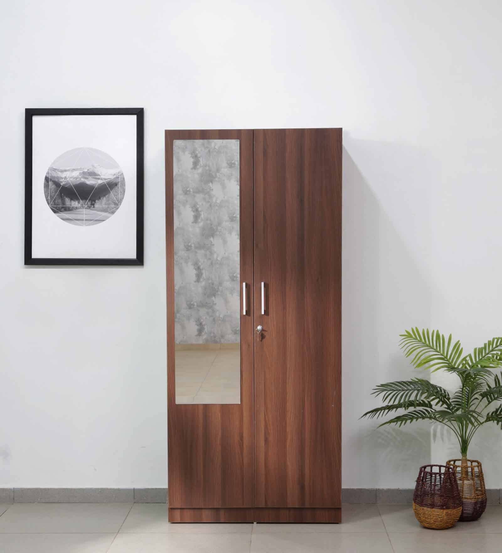 Acacia Moonlight 2-Door Wardrobe with Reflect