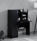 Wenge Elegance Desk with Hutch