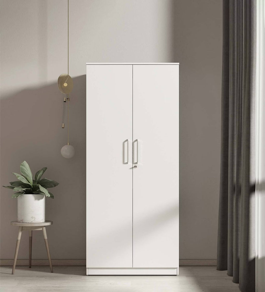Frosty White Alpine 2-Door Wardrobe