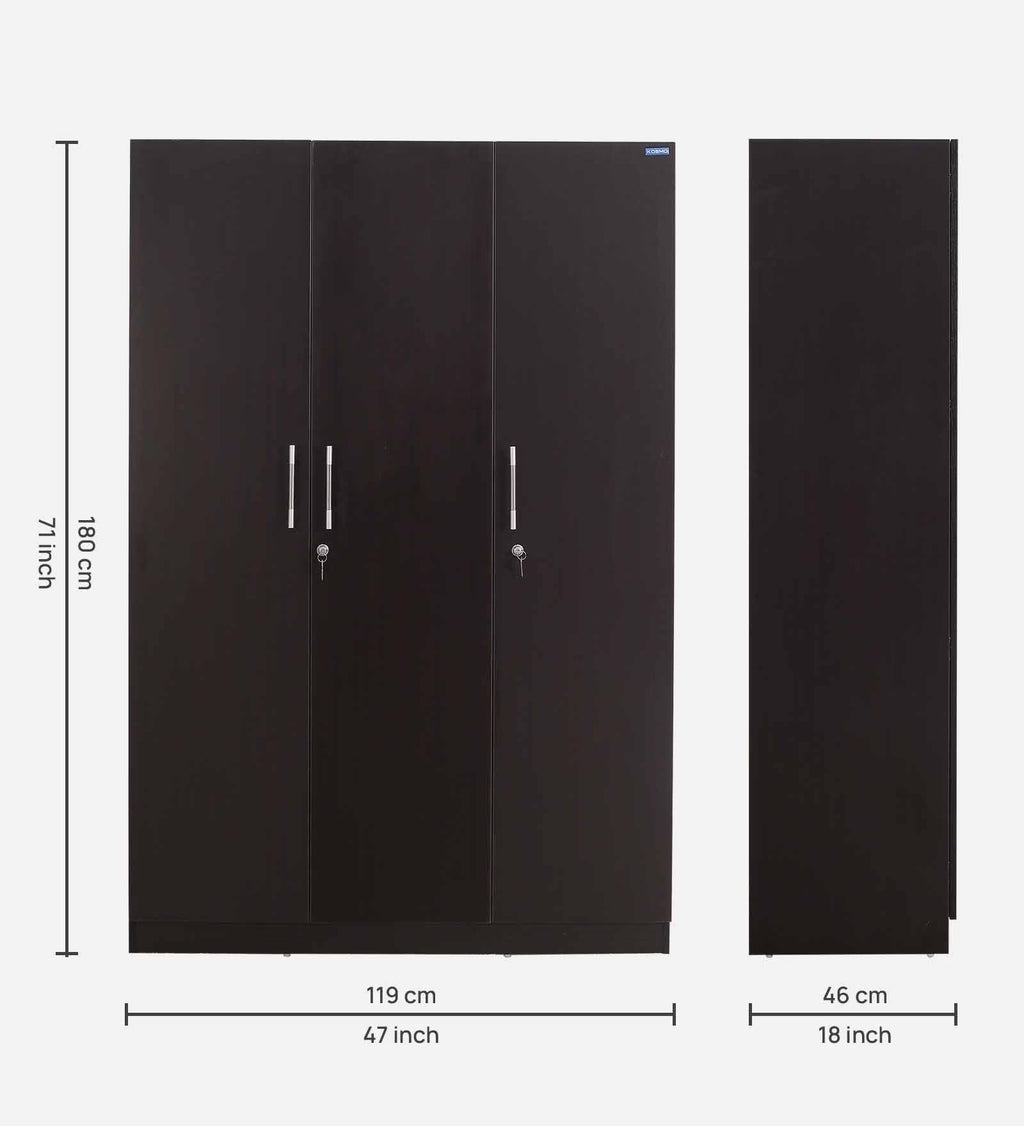 DarkGrain Essence 3-Door Wardrobe