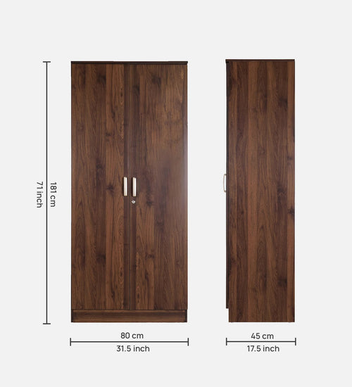 Colombia Walnut Secure Wardrobe