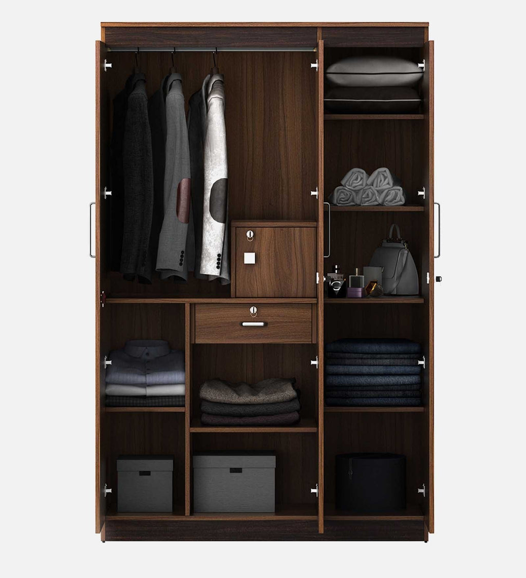 Teak Tranquility 3-Door Wardrobe