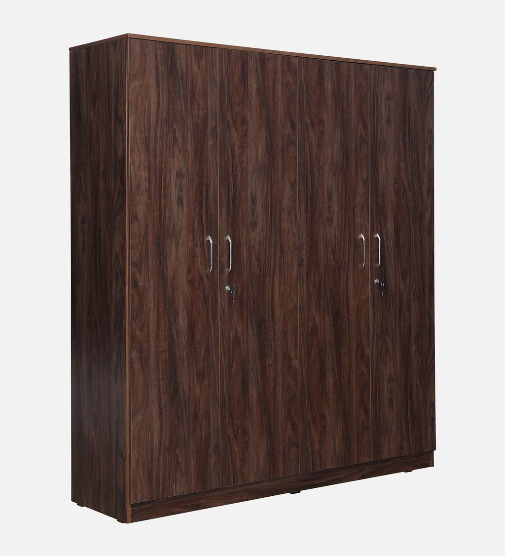 Natural Walnut Haven 4-Door Wardrobe