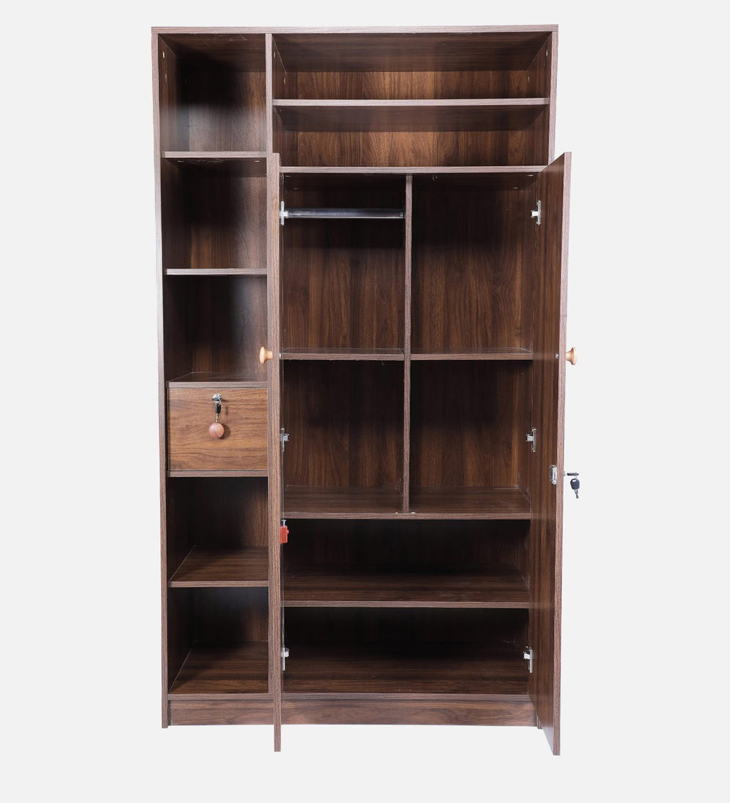Walnut Woodland 2-Door Wardrobe