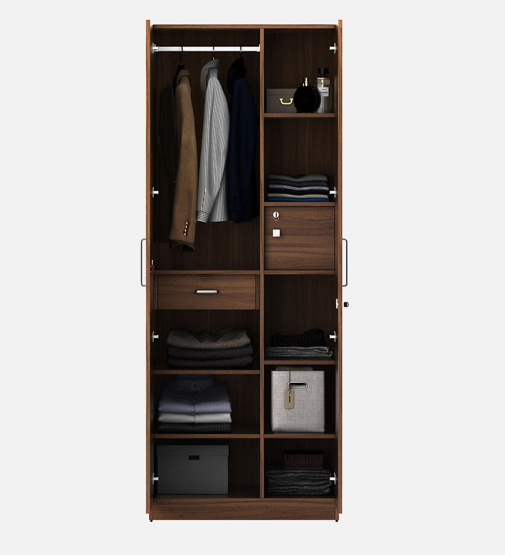 Teak Elegance 2-Door Wardrobe