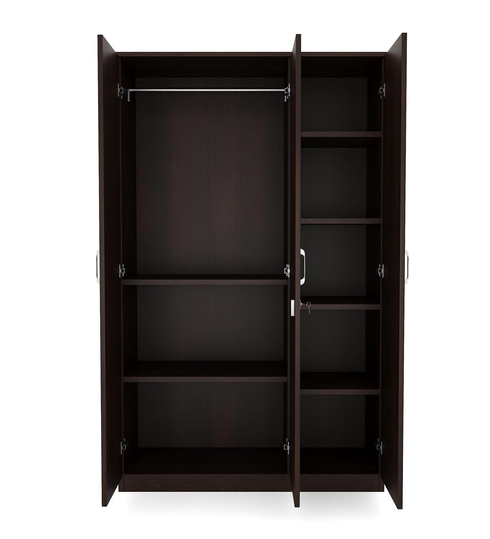 Ivory Fusion 3-Door Wenge Wardrobe