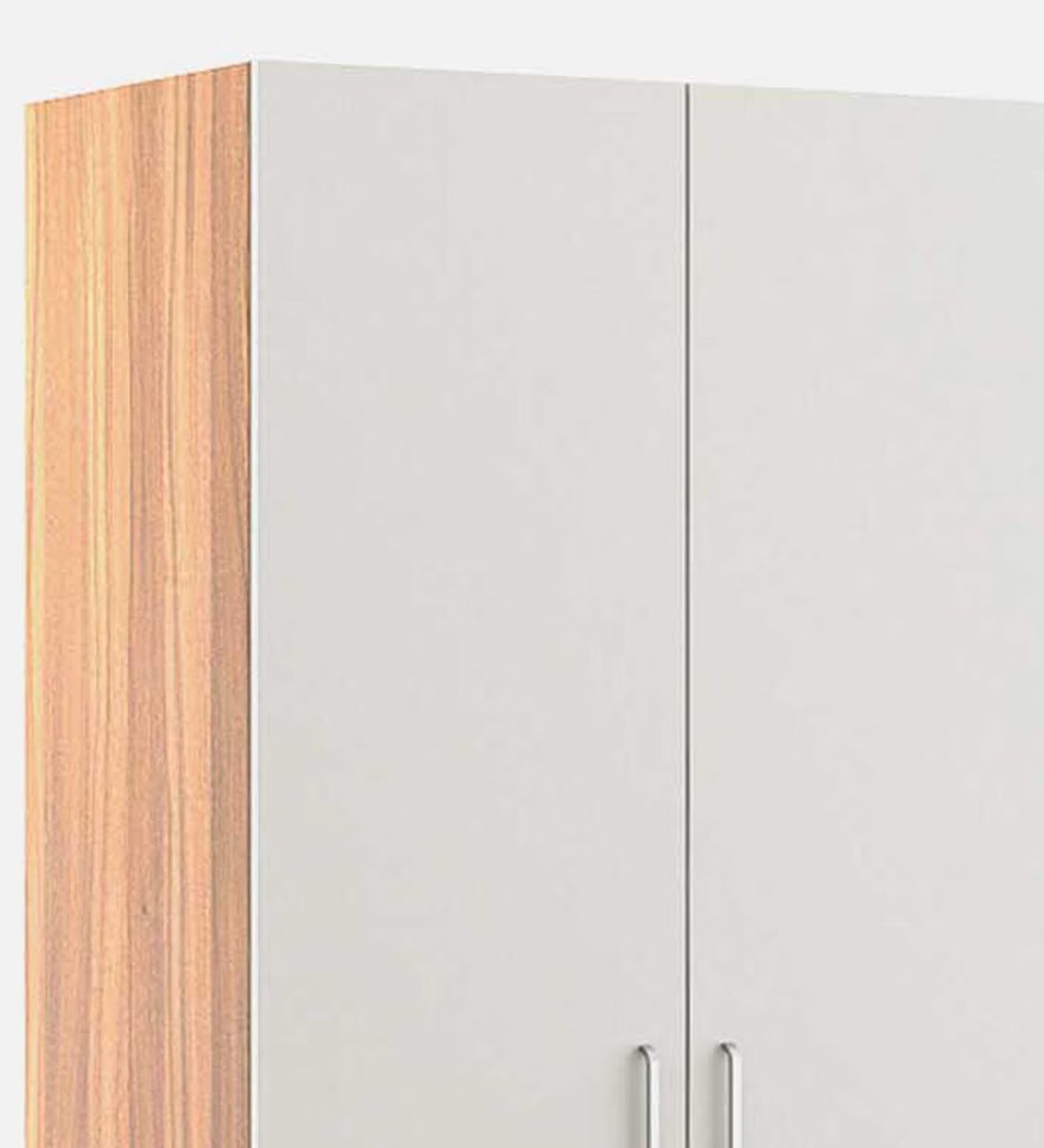 Ultima 3 Door Wardrobe in Frosty White Finish