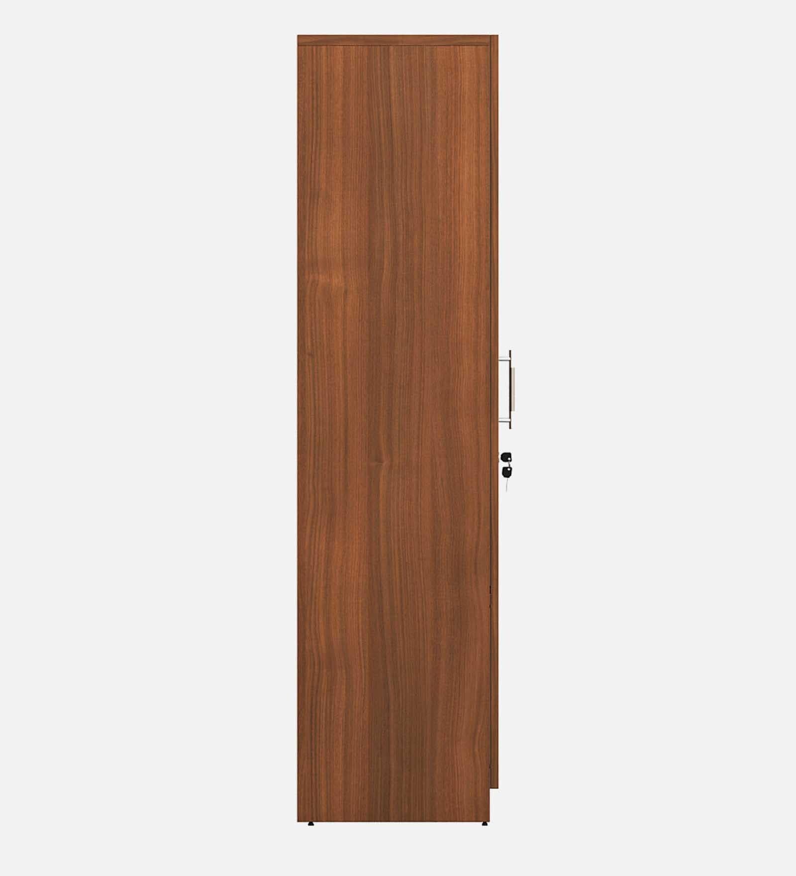Walnut Elegance 3-Door Wardrobe