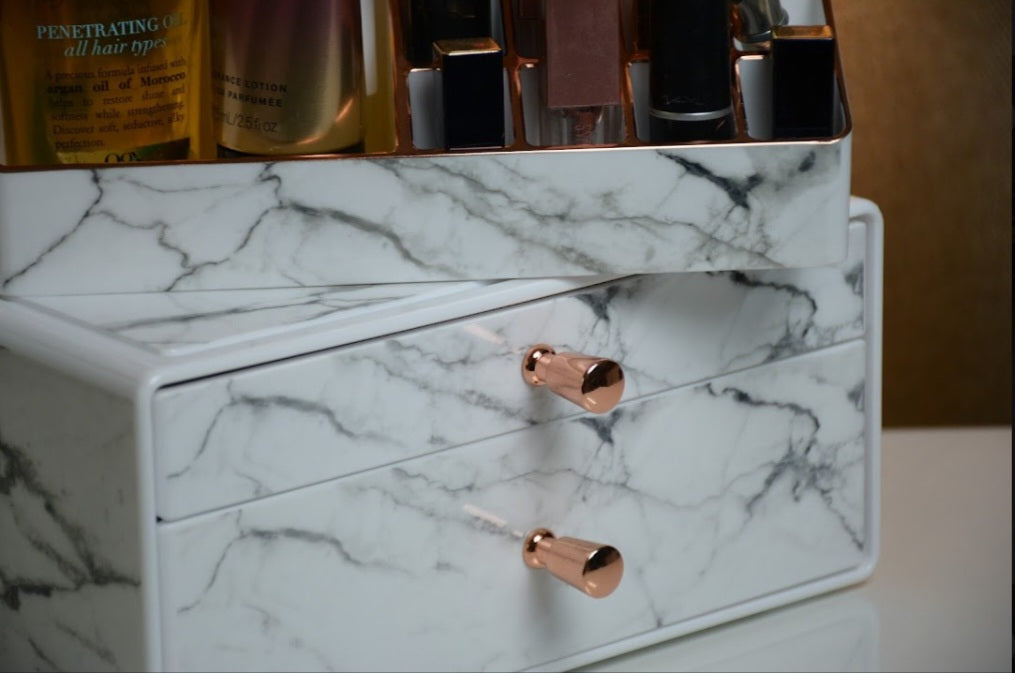 MARBLE MAKEUP NATION | MAKEUP ORGANISER