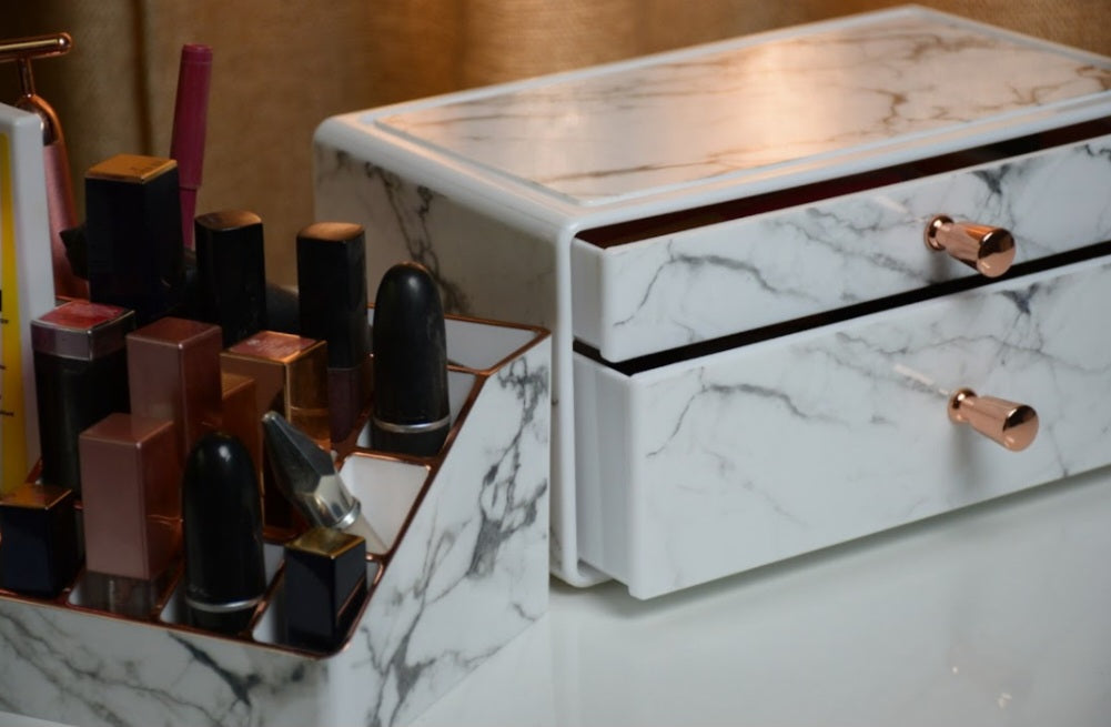 MARBLE MAKEUP NATION | MAKEUP ORGANISER