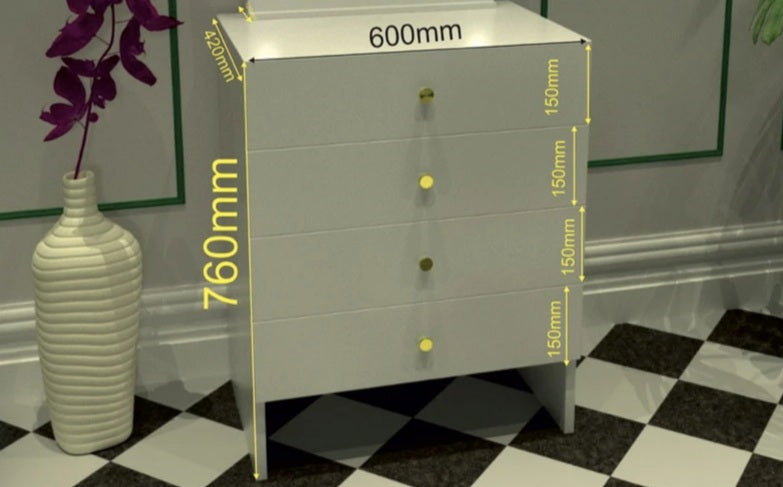 THE MAKEUP ADDICT ( Bedroom Drawers ) - Omaara