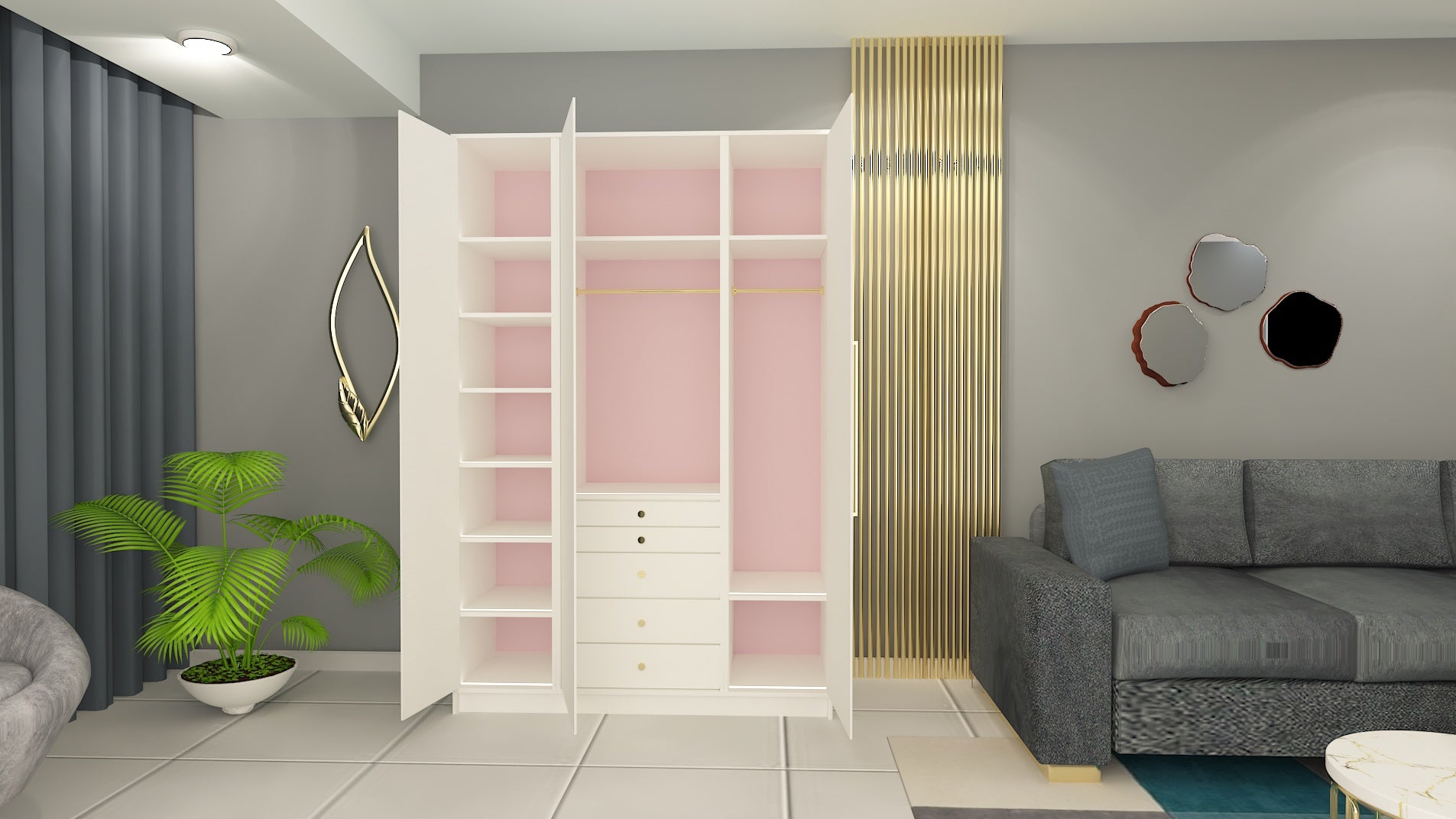 THE OMAARA BLUSH | WARDROBE - Omaara