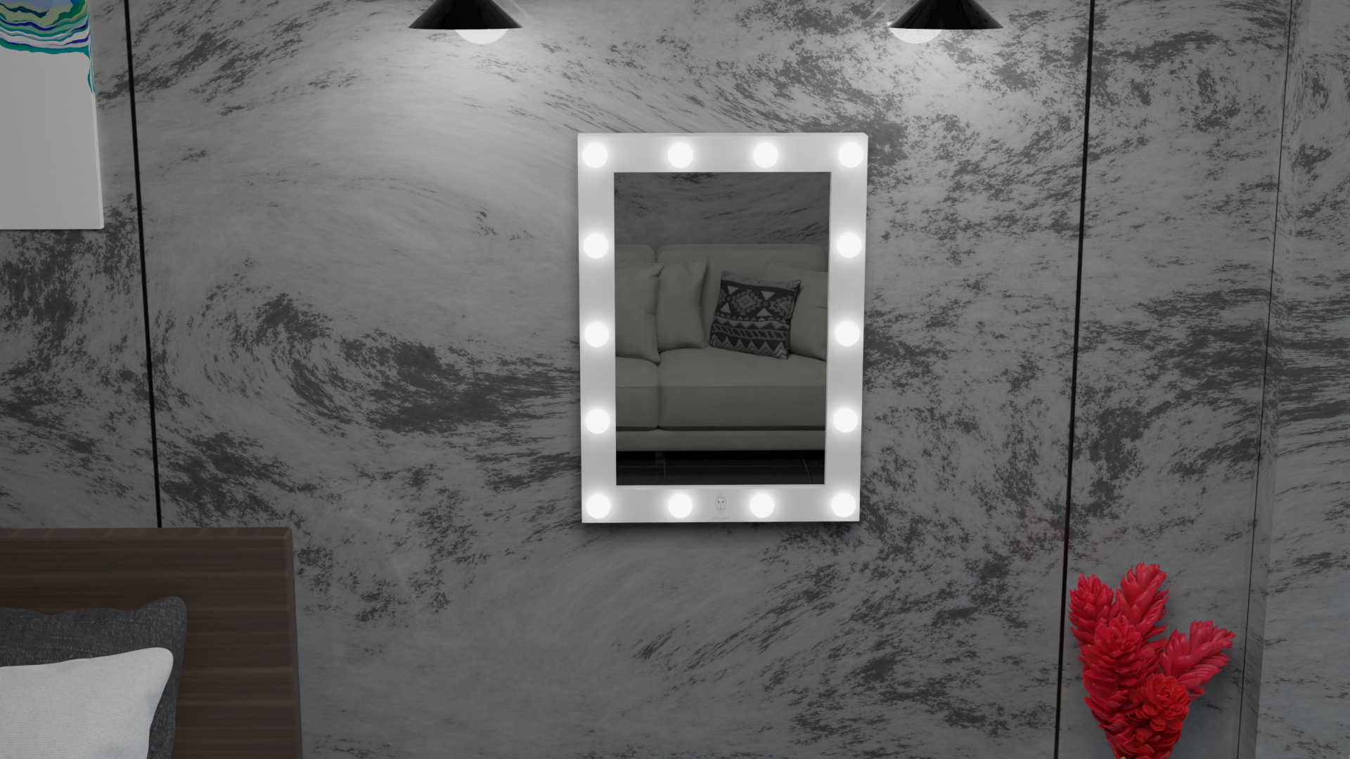 THE HOLLYWOOD STAR | MAKEUP MIRROR WITH LED LIGHTS - Omaara