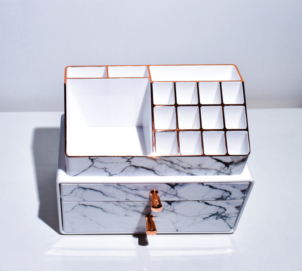 MARBLE MAKEUP NATION | MAKEUP ORGANISER - Omaara