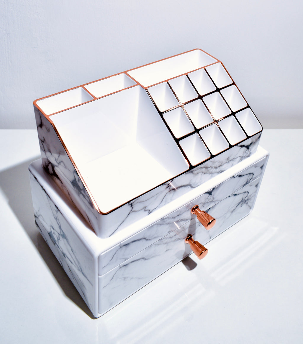 MARBLE MAKEUP NATION | MAKEUP ORGANISER - Omaara