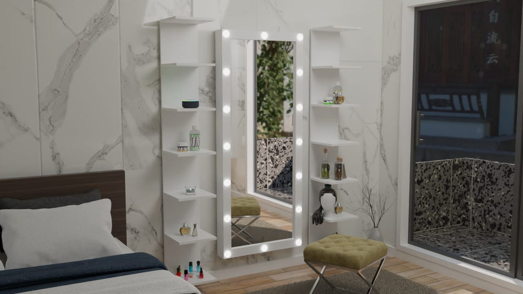 THE MAKEUP STYLIST | MAKEUP MIRROR WITH LED LIGHTS - Omaara