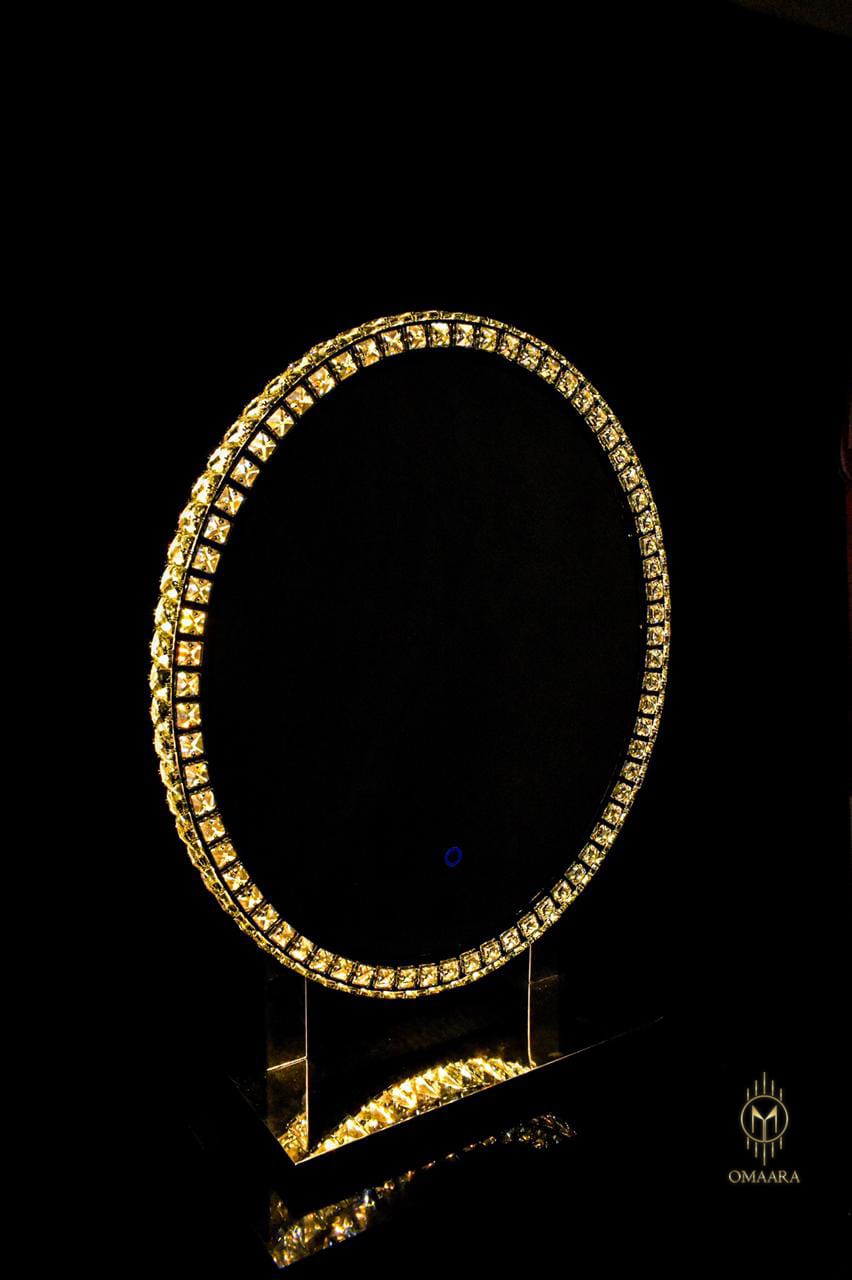 THE CRYSTAL BALL | MAKEUP MIRROR WITH LED LIGHTS - Omaara