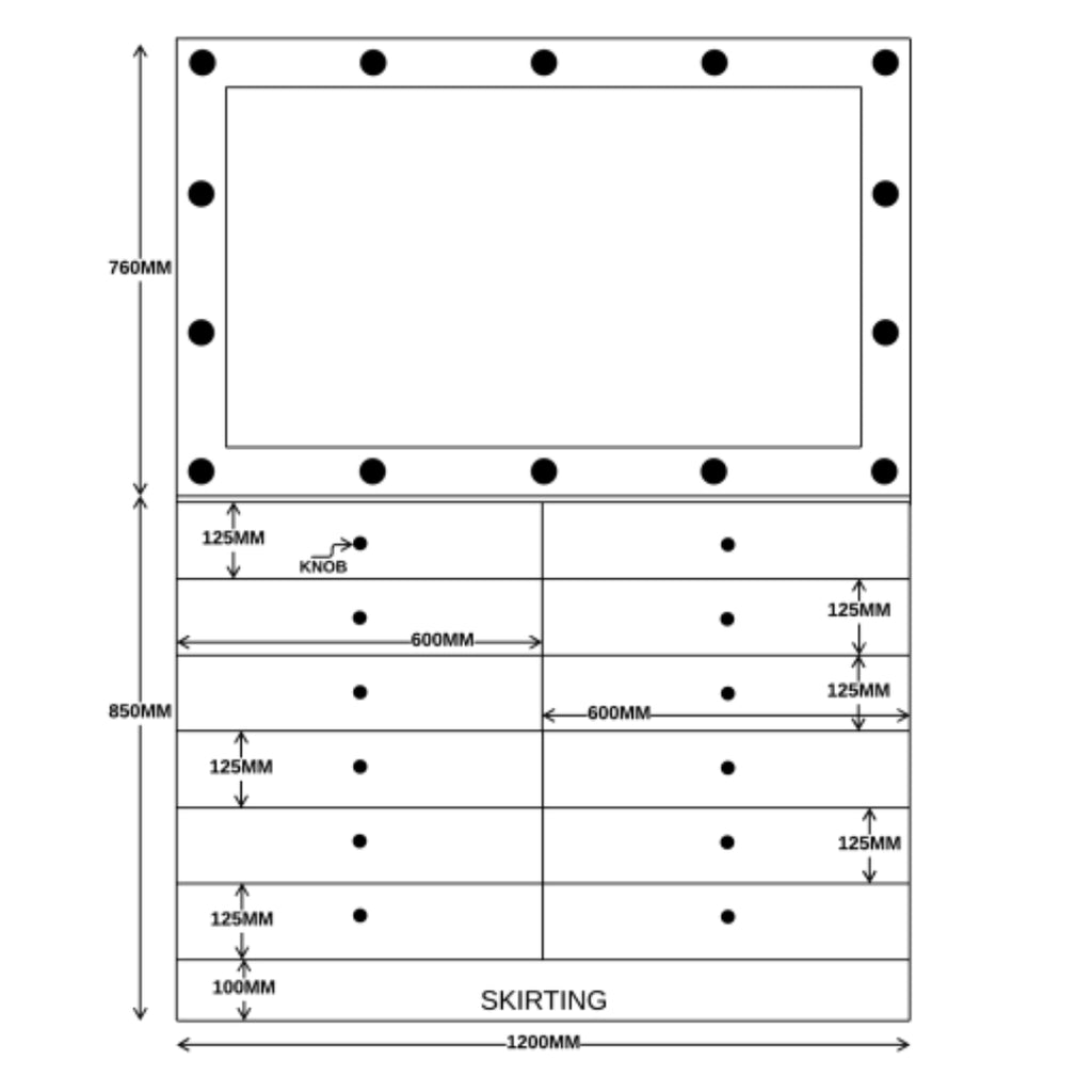 THE MAKEUP MASTER | MAKEUP VANITY WITH LED LIGHTS - Omaara
