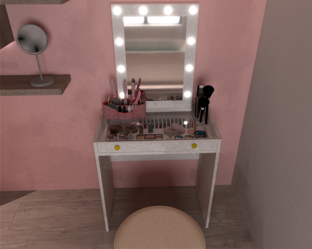 THE MAKEUP FIREFLY | MAKEUP VANITY WITH LED LIGHTS - Omaara
