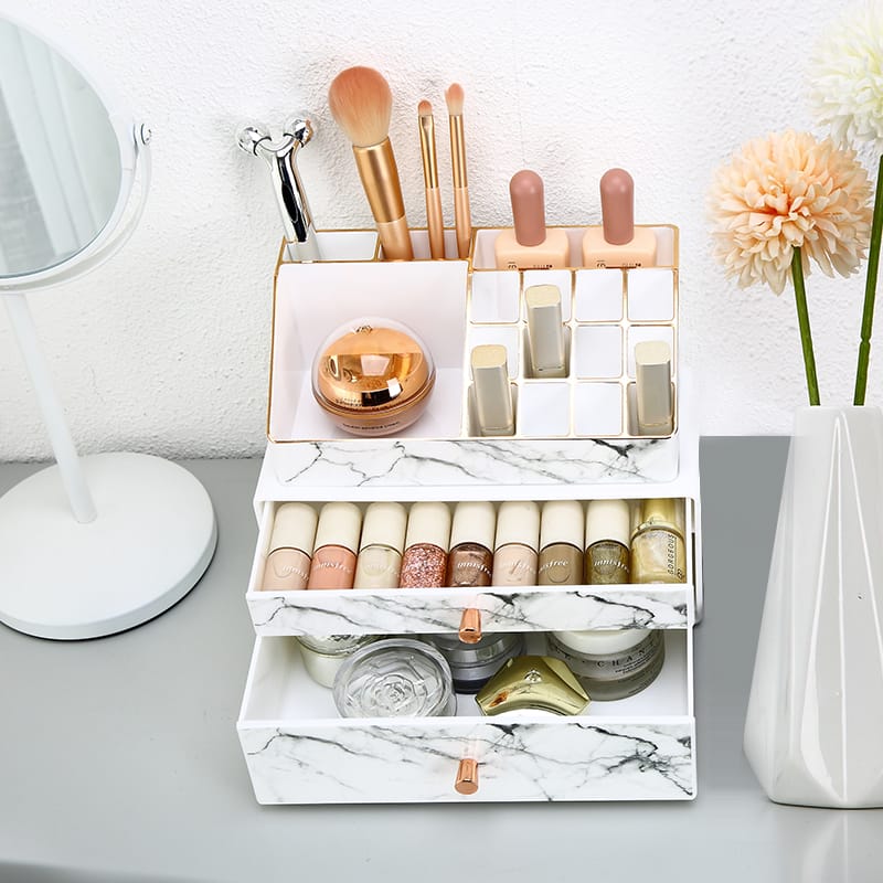 MARBLE MAKEUP NATION | MAKEUP ORGANISER - Omaara