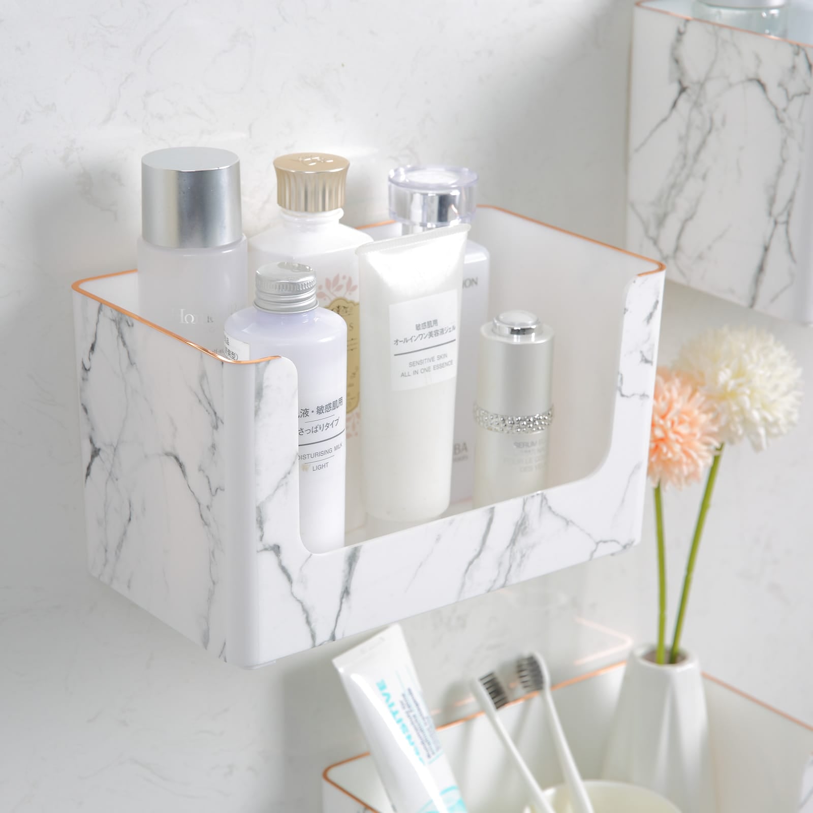 MARBLE SKIN CITY | MAKEUP ORGANISER - Omaara