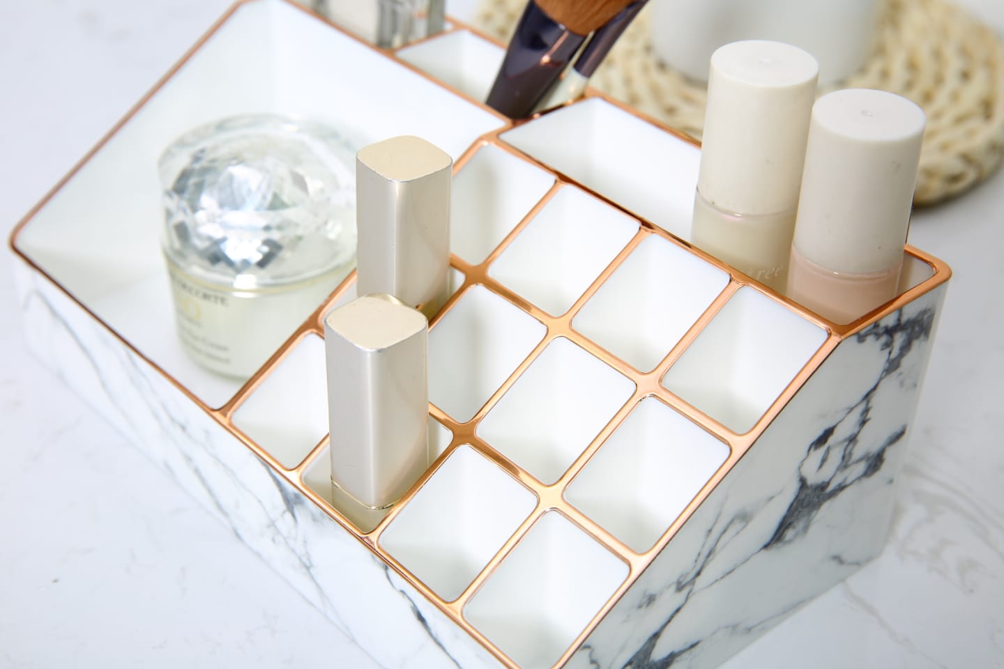 MARBLE MAKEUP TOWN | MAKEUP ORGANISER - Omaara