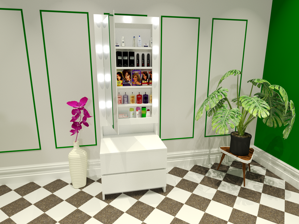 THE MAKEUP ICON | MAKEUP VANITY WITH LED LIGHTS - Omaara