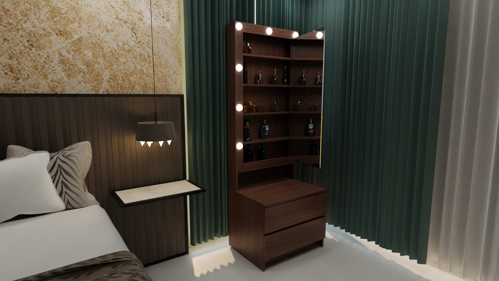 THE MAKEUP ICON | MAKEUP VANITY WITH LED LIGHTS - Omaara