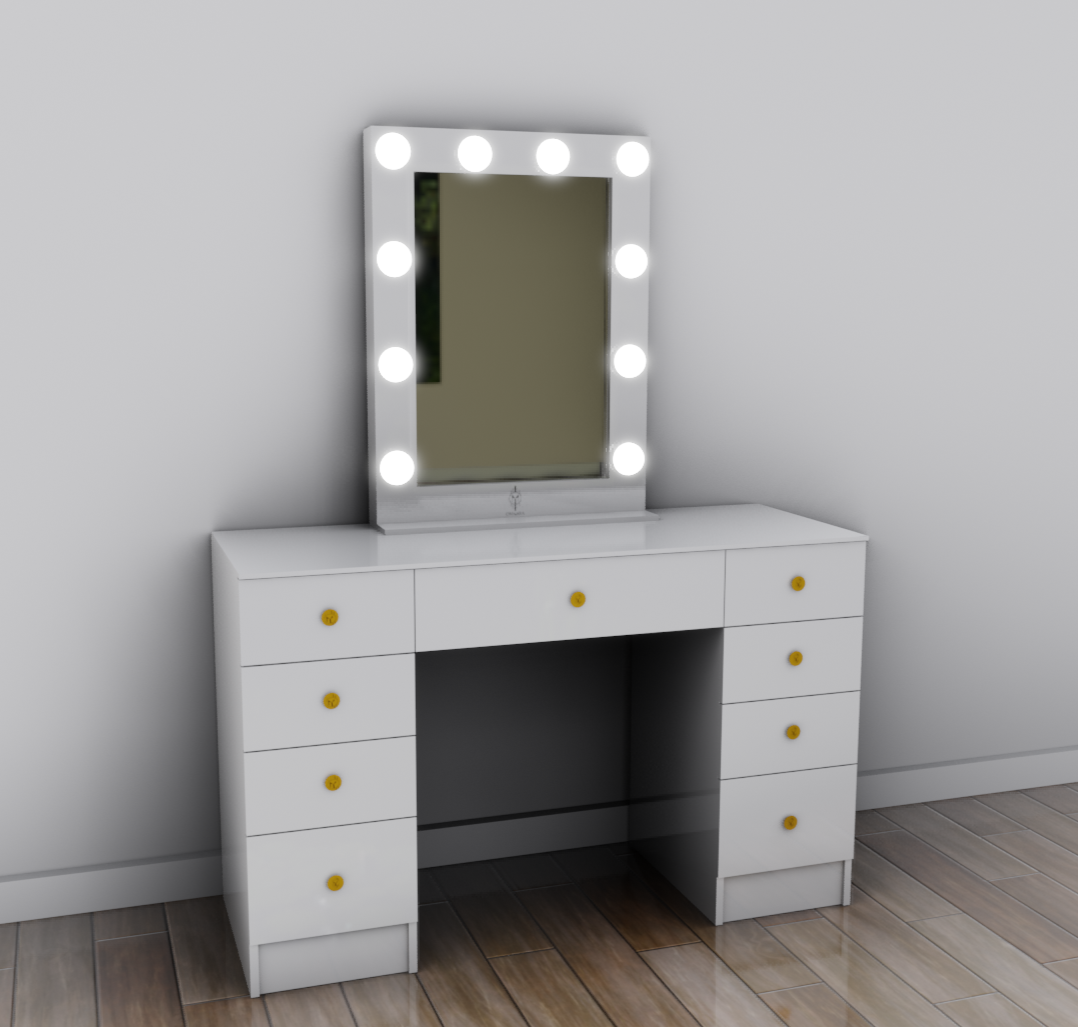 THE MAKEUP MAFIA | MAKEUP VANITY WITH LED LIGHTS - Omaara